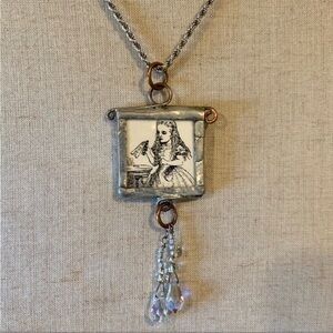 Handcrafted ALICE IN WONDERLAND NECKLACE